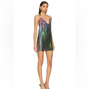 NYE dress - sparkly chain dress by Superdown XS